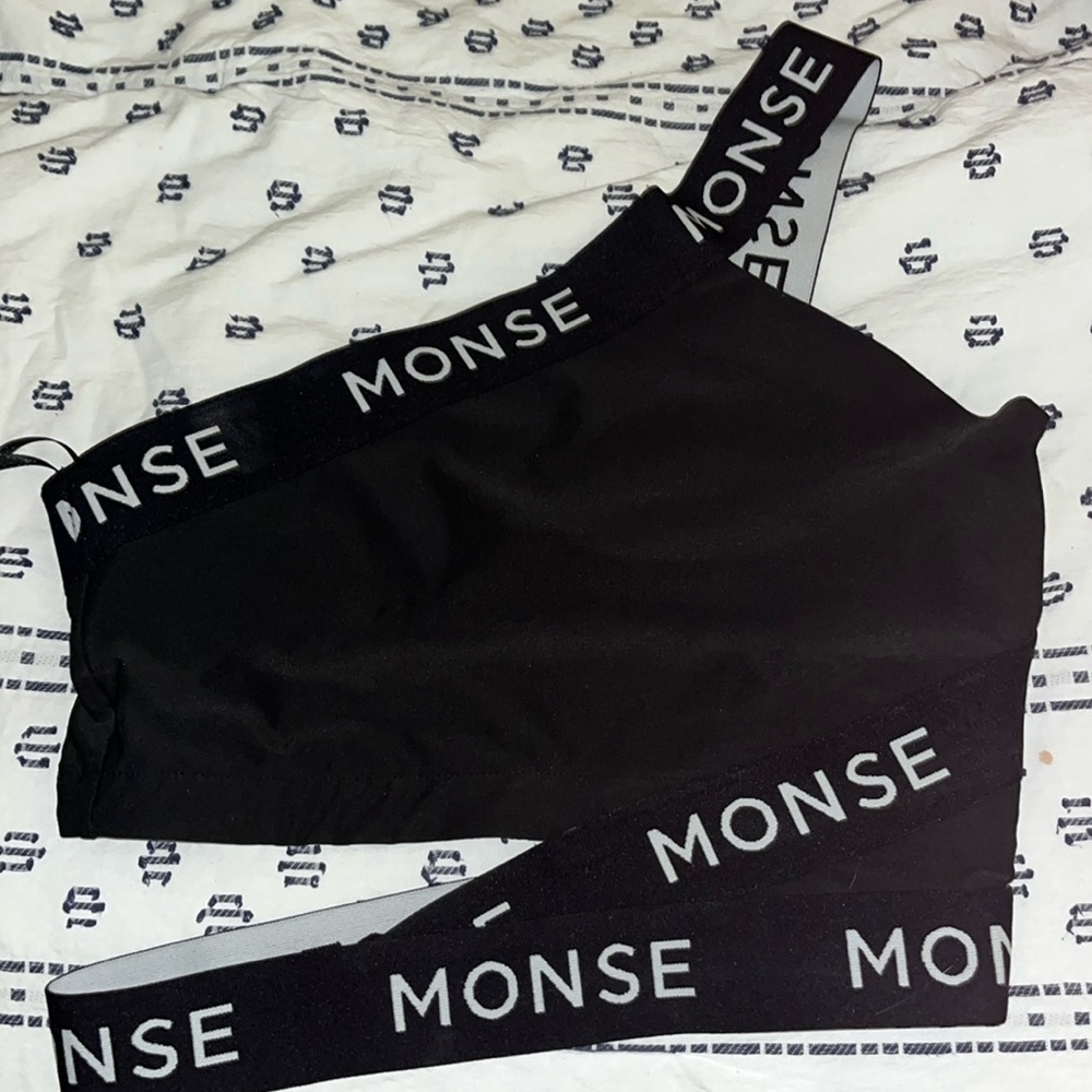 Black sports bra by MONSE